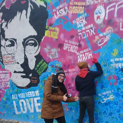 John Lennon wall, Prague, Czech Republic